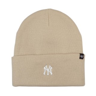 Czapka New York Yankees jasnobeżowa B-BRNCK17ACE-BN