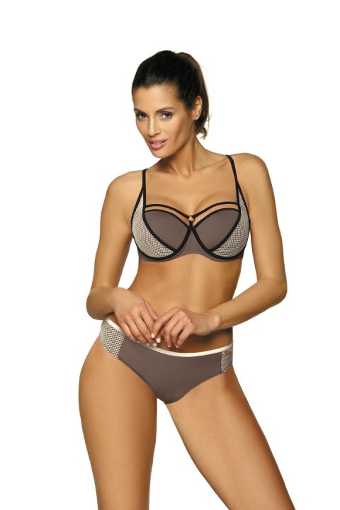 Kostium kąpielowy Charlotte Dark Taupe M-495 (7) Kostium kąpielowy Charlotte Dark Taupe M-495 (7)