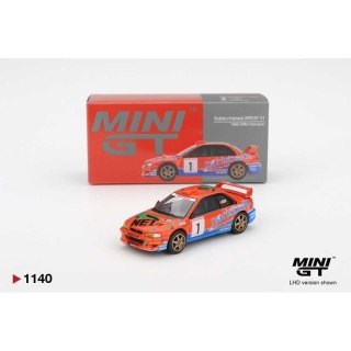 MINI GT 01140 SUBARU IMPREZA WRC97 #1 A.Kremer DRM Champion 1999